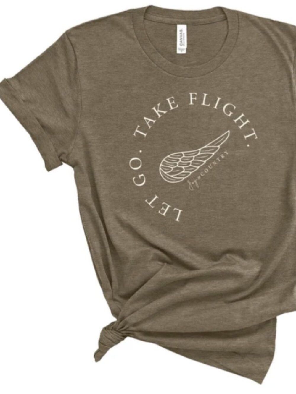 Let Go Take Flight - Isaiah 40:31 - Unisex Crew-Neck Tee (2-Sided)